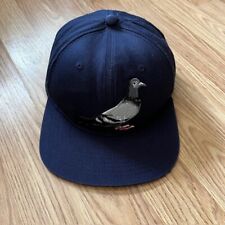 Mitchell & Ness Staple Pigeon Snapback Adjustable Hat Navy