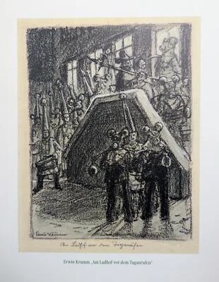 Fasnet in Elzach : "Taganrufen" Am Ladhof - Limitierter Kunstdruck - Viererbund  - Bild 1 von 3