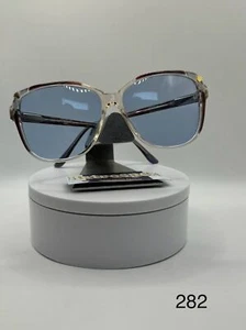 True Vintage Oversize Sunglasses | NOS | Nana Style | Blue Lens | Oleg Cassini - Picture 1 of 6