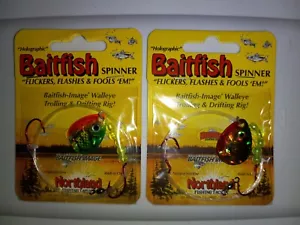 Northland Tackle Baitfish Crawler Harness Walleye Spinner - Set di 2 colori - NUOVO! - Foto 1 di 1