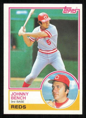 1983 Topps #60 Johnny Bench - Image 1 of 2