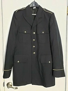 US Army Service Uniform ASU Enlisted Dress Blue Jacket Coat Man's 37 XLC - Picture 1 of 3