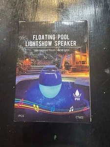 Speaker Floating Pool Light Show Bluetooth - Picture 1 of 3