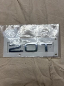Audi OEM 2.0T emblema cromado 8R0853743A2ZZ - Imagen 1 de 5