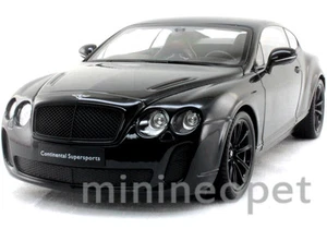 WELLY 18038 BENTLEY CONTINENTAL SUPERSPORTS COUPE 1/18 DIECAST BLACK - Picture 1 of 2