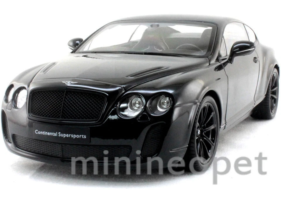 WELLY 18038 Bentley CONTINENTAL Supersports Coupe 1/18 Diecast Black