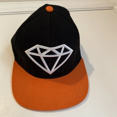 Sombrero SnapBack Diamond Supply Company negro naranja Foto 1 de 4