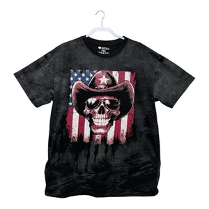 BUFFALO OUTDOORS ROADWEAR COLLECTION MENS COWBOY SKULL PRINTED SIZE XXL - Picture 1 of 7