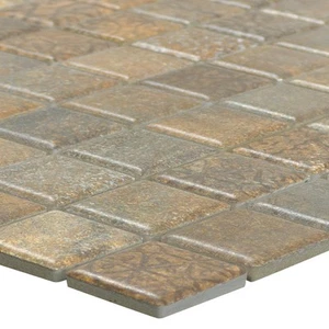 Keramikmosaik Fliesen Lusco Metalloptik Rost Braun - Bild 1 von 9