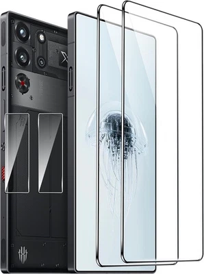 for ZTE Nubia Red Magic 10 Pro/10 Pro+/10S Pro/10S Pro+ Screen Protector,[2+2 Pa - Image 1 of 4