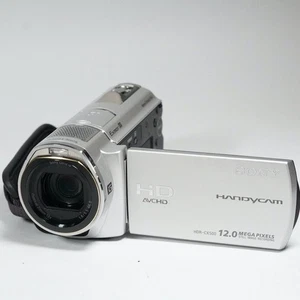 Sony HDR-CX500V digital camcorder in silver finish. Tested and confirmed - Picture 1 of 10