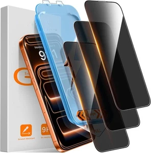 Confezione da 3 proteggi schermo privacy compatibili con iPhone 17 Pro 6,3 pollici  - Foto 1 di 8