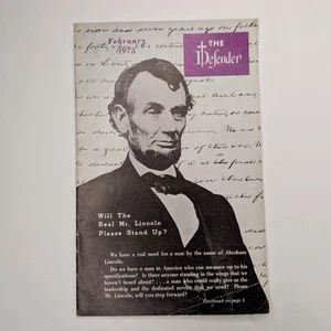 FEB 1974 The Defender Magazine Abraham Lincoln Bible Prophecy Antichrist Nuclear - Bild 1 von 8