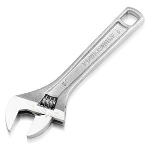 Powerbuilt 6 Inch Wide Jaw Adjustable Wrench - 644040 - Picture 1 of 5