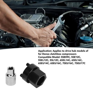 AC Compressor Clutch Hub Remover Efficiently Removes Drive Hub For Clutchless - Picture 1 of 12