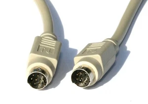 MD8 Mini Din 8 Minidin 8 pin Male-Male 25FT cable Serial - Picture 1 of 1