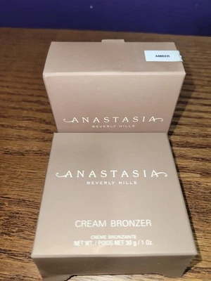 Lot Of 2 ANASTASIA BEVERLY HILLS CREAM BRONZER - AMBER - Full Size 30g/ 1oz  - Image 1 of 4