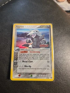 Pokemon Aggron Card 1/108 Reverse Holo Stamped Power Keepers MP - Picture 1 of 3