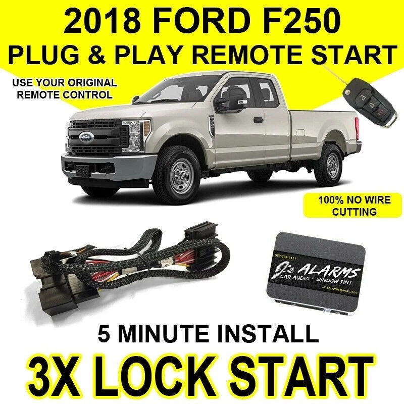 Ford F-250 2018 arranque remoto Plug & Play fácil instalación F250 Super Duty FO2 Foto 1 de 1
