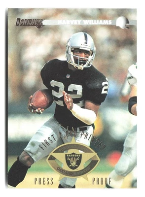 1996 Donruss #96 Harvey Williams Press Proofs - Image 1 of 2