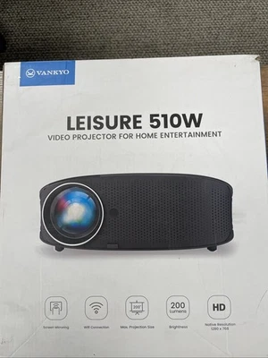 VANKYO Leisure 510W Video Projector BRAND NEW!!! - Image 1 of 4
