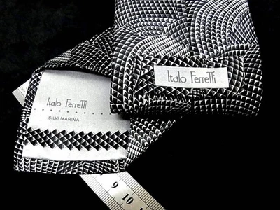 Corbata Italo Ferretti Italia TRAJES Mes SEDA Diseñador Multicolor Lujo IFO6 Foto 1 de 2