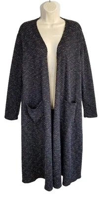 Cárdigan abierto LuLaRoe para mujer grande multicolor Sarah plumero texturizado lunares Foto 1 de 4