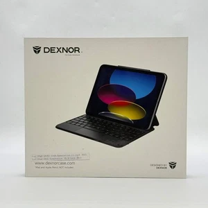 New Dexnor DK010 Smart Magnetic Keyboard Case For iPad 11th And 10th Generation - Picture 1 of 15