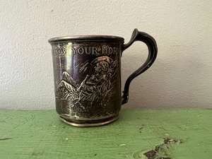 Sterling Baby Tasse kleiner Junge blau. Black Starr & Frost 1301 C138 161,0 Gramm. 3" - Bild 1 von 10