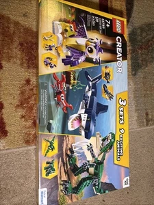 LEGO CREATOR Juego de Regalo Animal (66789) Poderosos Dinosaurios Fantasía Bosque y Mar Profundo - Imagen 1 de 4