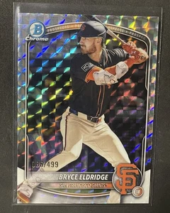 Refractor geométrico Bowman Chrome Bryce Eldridge 2025/499 BCP-180 GIGANTES - Imagen 1 de 2