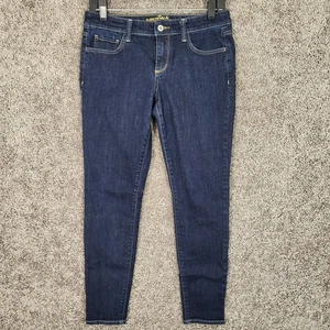 Arizona Jean Co Women's Size 7 Average Super Skinny Dark Wash Jeans Pants - Picture 1 of 7