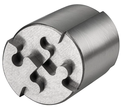 4-компонентная цилиндрическая головоломка — проволочная безделушка EDM Cut Zero Tolerance для стального стола - Изображение 1 из 4