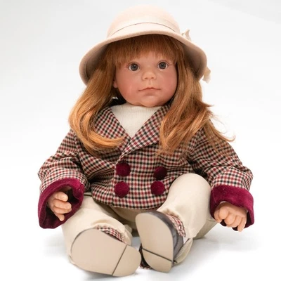 Lee Middleton Baby Love Face Esculpido Pelo Rojo Reva Elegante Artista Firmado 1996 Foto 1 de 4