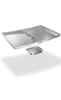 DYNA-GLO Grill Grease Tray Replacement for Dyna Glo With Catch Pan- Adjustable Grease