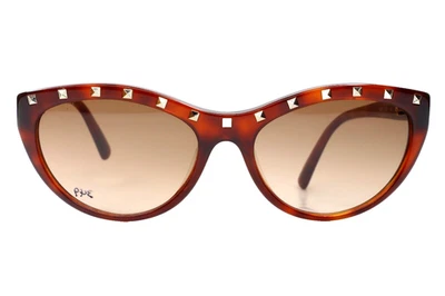 Роскошные солнцезащитные очки Valentino V641S коричневый градиент с заклепками Италия 54-17-130 мм - Изображение 1 из 4