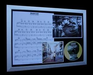 OASIS Wonderwall GALLERY QUALITY FRAMED CD DISPLAY+EXPRESS GLOBAL SHIP - Picture 1 of 7