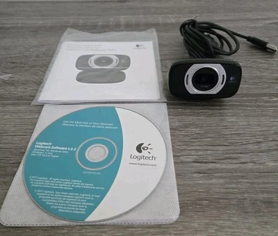 GENUINE Logitech C615 V-U0027 HD 1080P USB Web Cam Webcam with manual And CD. - Image 1 of 4