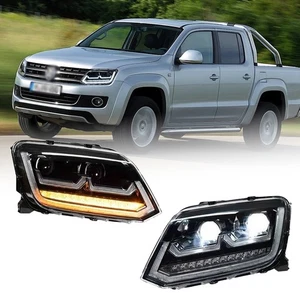 LED Headlight DRL Sequential Turn Front lamp Assembly For VW Amarok 2010-2022 - Picture 1 of 9