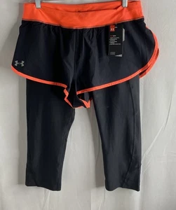 Neu mit Etikett — Under Armour HeatGear Damen-Kompressionsleggings/-shorts – Größe XLarge - Bild 1 von 9