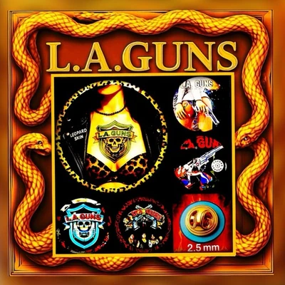 L.A. GUNS LOS ANGELES 1983 🇺🇸 FIVE EXCLUSIVE LARGE PINS 🇺🇸 Foto 1 de 4