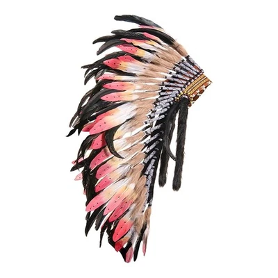 Native American Indian Headdress Men Women Head Accessories for Masquerade Show - Image 1 of 4