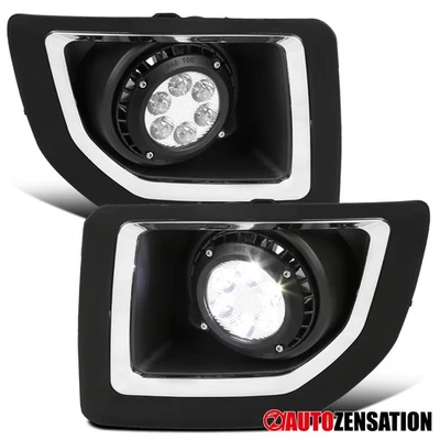 Fit 2015-2018 GMC Sierra 2500HD 3500HD 6-LED Bumper Fog Lights+Switch+Bezel — 第 1/4 张图片