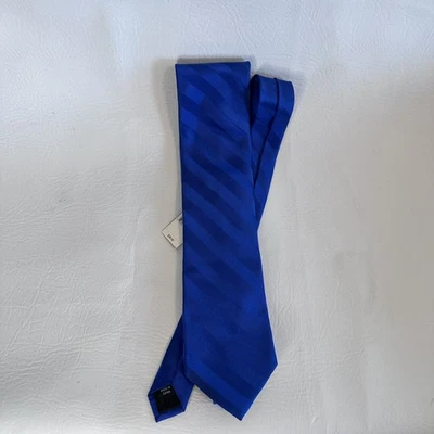 John Bartlett Statements 100% Silk Men’s Tie, Blue - Image 1 of 4