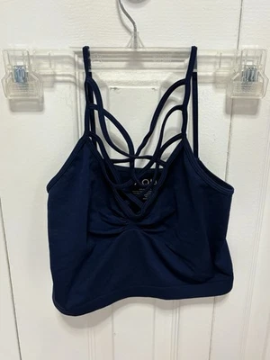 Bralette Aqua para mujer azul marino costura delantera talla única Foto 1 de 3