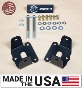 [SR] Heavy Duty SBC Solid Engine Motor Mount Clamshells FOR 1973-1981 GM F-Body - Picture 1 of 3