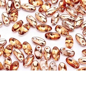 Rizo, Rosaline Capri Gold, 2,5x6mm, 7g (app 98-100 abalorios) (rz47) - Imagen 1 de 1