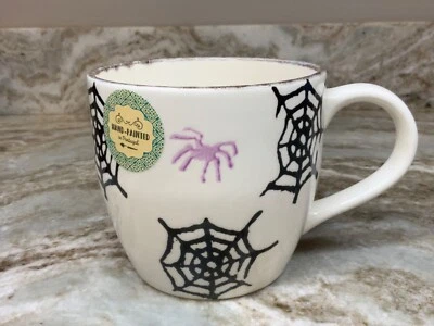 Halloween Coffee Mug. Choose Bats, Spider Or Witches Hats. Made In Portugal New. - Image 1 of 3