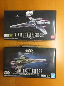 BANDAI VEICLE MODEL STAR WARS 2 kits set F (X-WING 002 , 017) - Picture 1 of 7