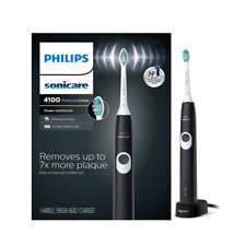 Philips Sonicare Protective Clean 4100 Plaque Control Rechargeable Electric Toothbrush - Black (HX6810/50)